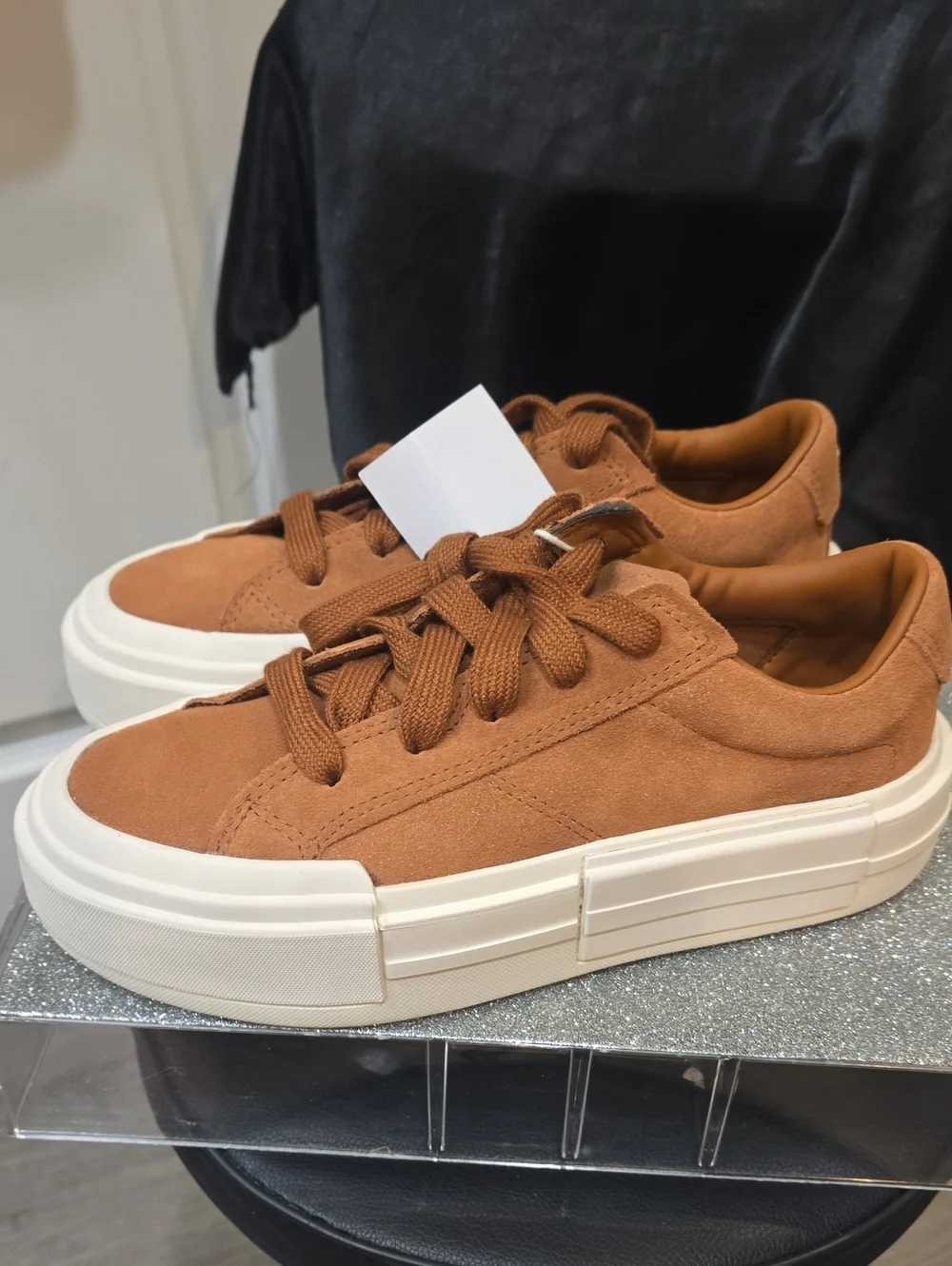 Converse Chuck Taylor All Star Cruise Suede Sneakers- Warm Tan/Egret